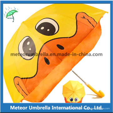 Fancy Duck Shape Cartoon Sun et Rain Kids Children Umbrella